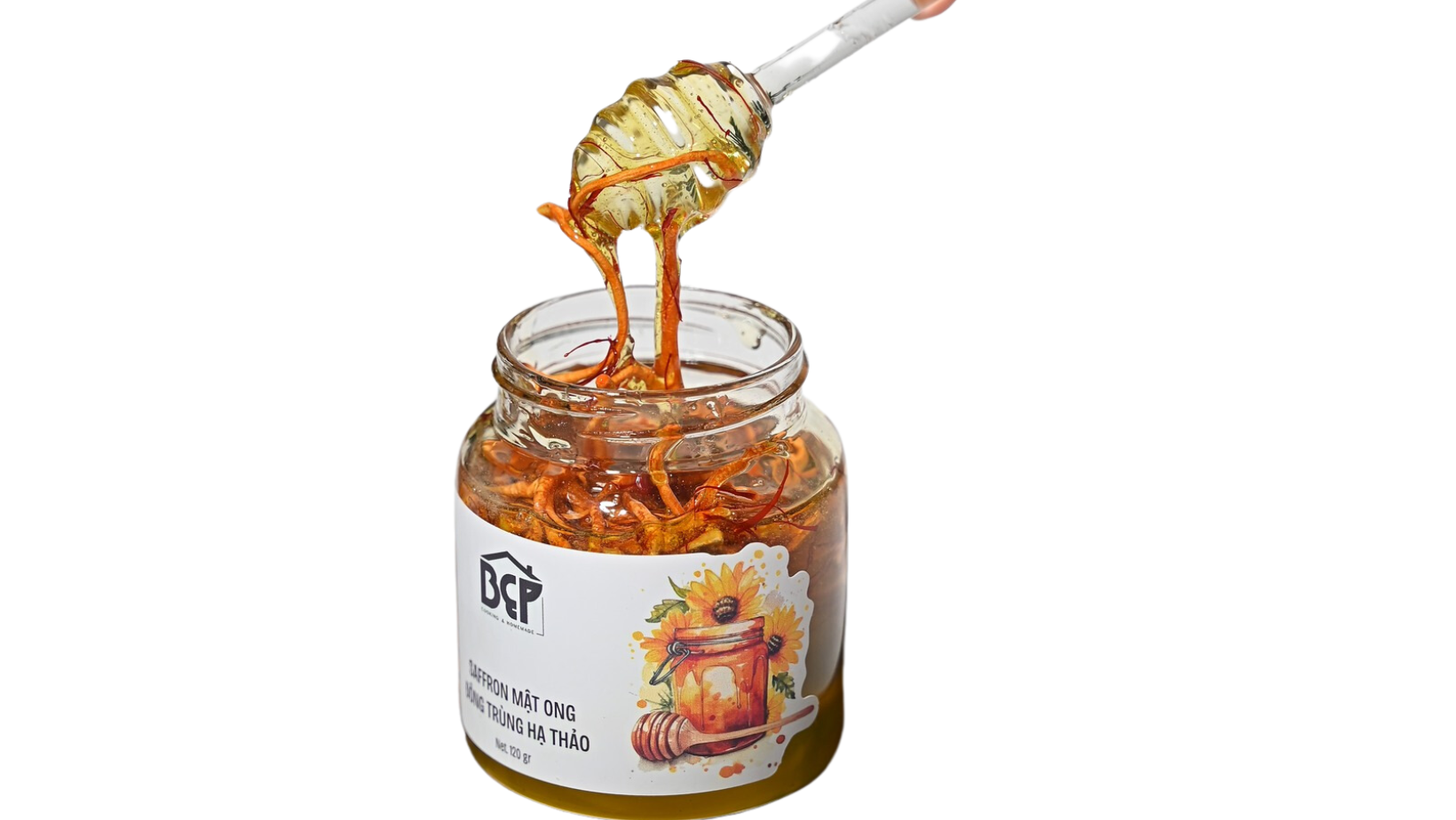 Saffron Honey Cordyceps