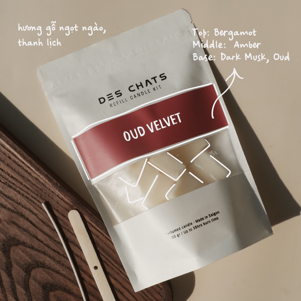 OUD VELVET - REFILL CANDLE KIT