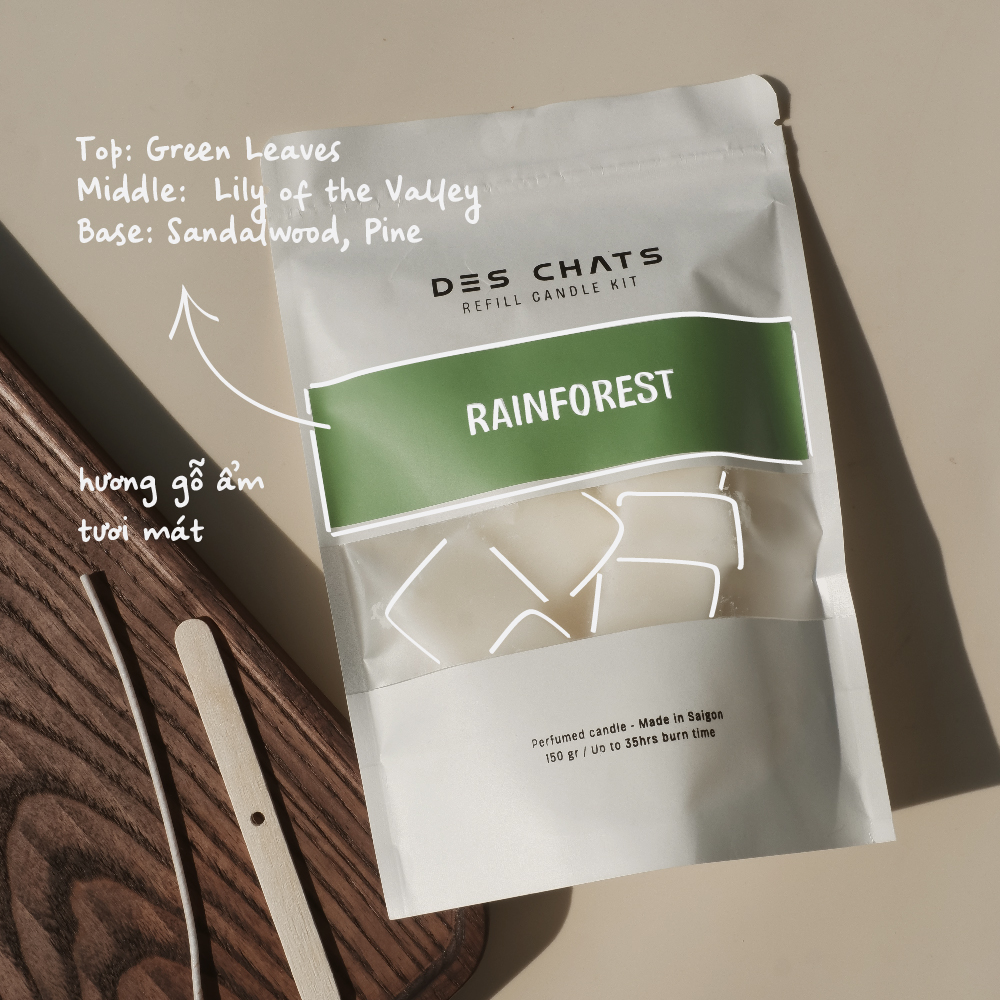RAINFOREST - REFILL CANDLE KIT