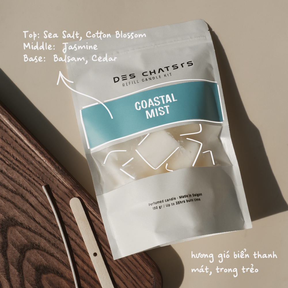 COASTAL MIST - REFILL CANDLE KIT
