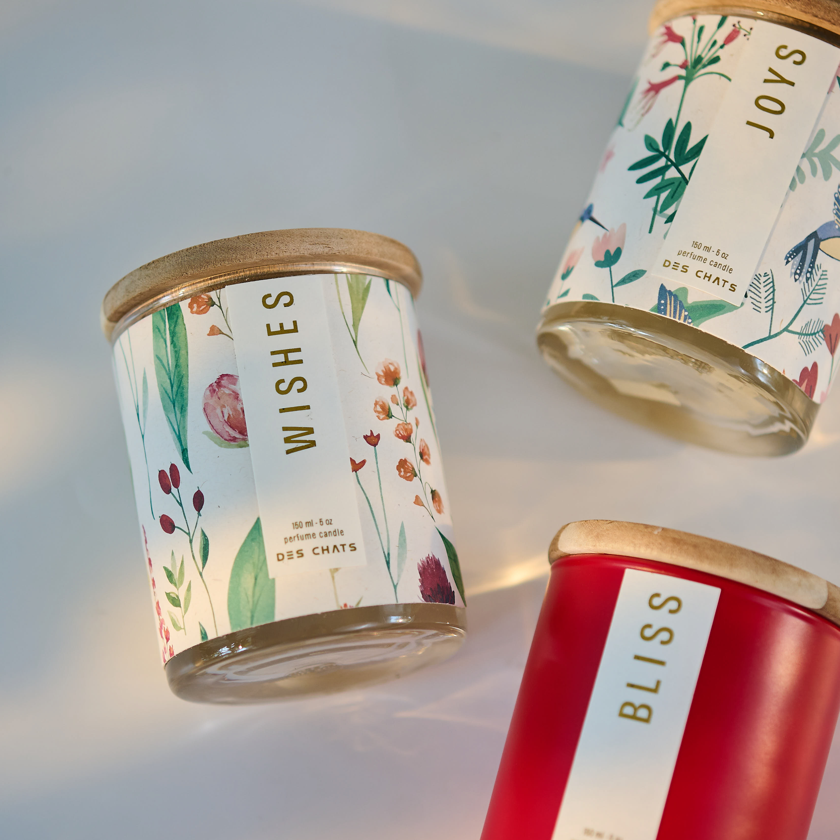 Gift Set Candle Joys - Wishes - Bliss